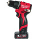 Дрель-шуруповёрт ударная аккумуляторная Milwaukee M12 BLPDRC-402С 4933500424