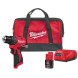 Дрель-шуруповёрт ударная аккумуляторная Milwaukee M12 BLDDRC-201BRF 4933500773