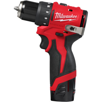 Дрель-шуруповёрт ударная аккумуляторная Milwaukee M12 BLDDRC-201BRF 4933500773