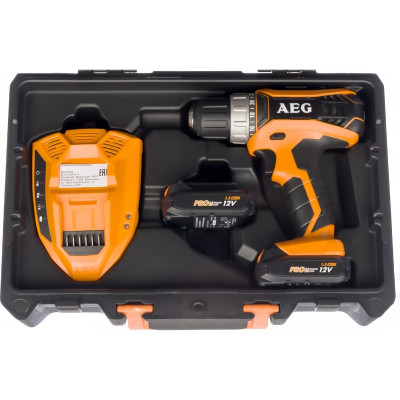 Дрель-шуруповёрт аккумуляторная AEG BS 12G3 LI-152C 4935451090