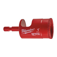 Коронка алмазна по кераміці Milwaukee Diamond Plus 25 мм HEX 49560517