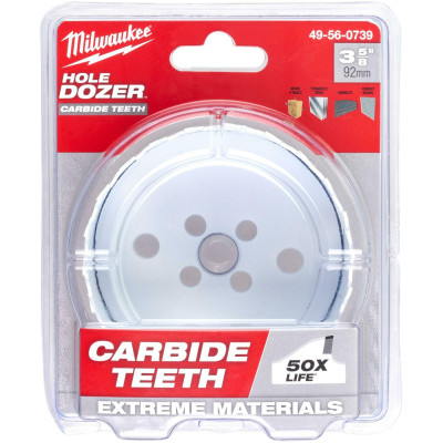 Біметалева коронка по металу Milwaukee TCT Hole Dozer Holesaw 92 мм 49560739