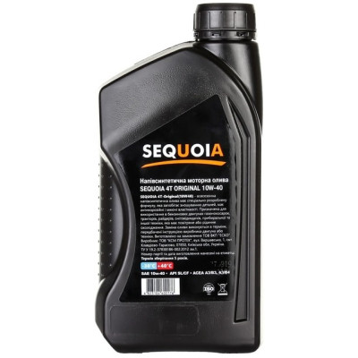 Олива моторна 1 л SEQUOIA 4T-Original(10W40)