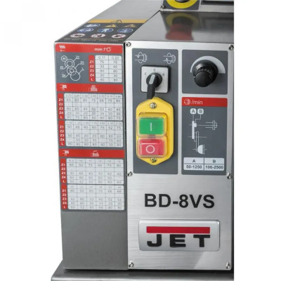 Токарний верстат по металу JET BD-8VS 50000911M