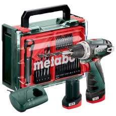 Дрель-шуруповёрт аккумуляторная Metabo PowerMaxx BS Basic Set 600080710