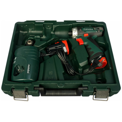 Дрель-шуруповёрт аккумуляторная Metabo PowerMaxx BS Set 600080880
