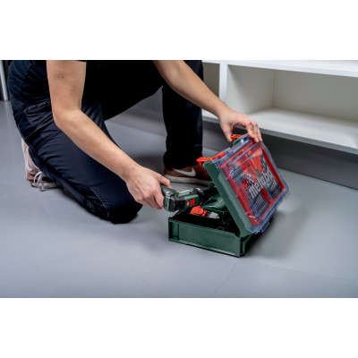 Дрель-шуруповерт ударная аккумуляторная Metabo PowerMaxx SB Basic Set 600385710