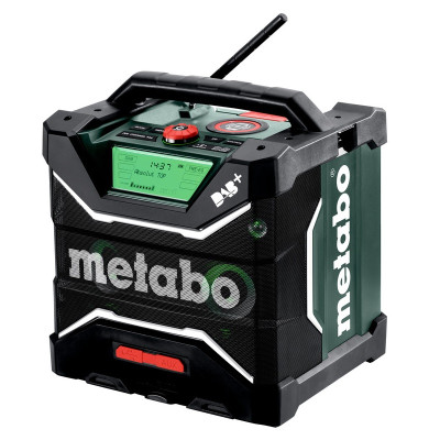 Радиоприёмник с функцией зарядки аккумуляторов Metabo RC 12-18 32W BT DAB+ 600779850 без АКБ