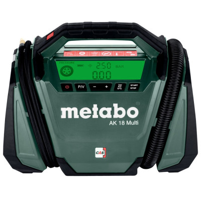 Компресор автомобільний акумуляторний Metabo AK 18 Multi 600794850 без АКБ