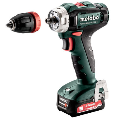 Аккумуляторная дрель-шуруповёрт Metabo PowerMaxx BS 12  Q 601037500