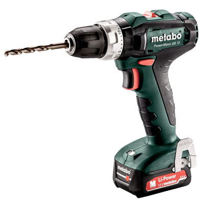 Дриль-шуруповерт ударний акумуляторний Metabo PowerMaxx SB 12 601076500