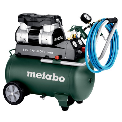 Компрессор поршневой безмасляный Metabo Basic 270-50 OF Silent 601594000
