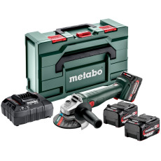 Угловая шлифмашина аккумуляторная Metabo W 18 L 9-125 Quick Set 602249960