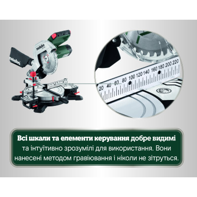 Торцювальна пила Metabo KS 216 M 610216000