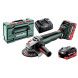 Кутова шліфмашина акумуляторна Metabo WPB 18 LT BL 11-125 Quick 613059660