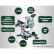 Торцювальна пила акумуляторна Metabo KGS 18 LTX BL 305 614305810