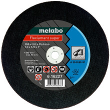 Круг відрізний по металу Metabo Flexiamant Super TF 41 350х25.4х3 мм 616327000