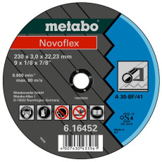 Круг відрізний по сталі Metabo Novoflex TF 42 115х22.23х2.5 мм 616454000