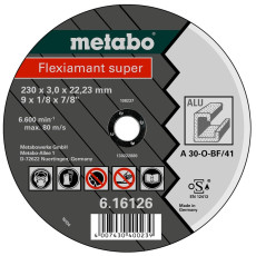 Круг відрізний по алюмінію Metabo Flexiamant Super TF 42 115х22.23х2.5 мм 616751000