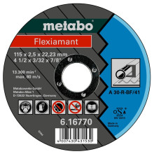 Круг отрезной по металлу Metabo Flexiamant TF 41 115х22.23х2.5 мм 616770000