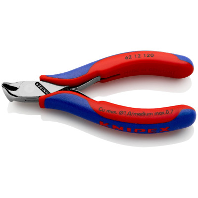Кусачки кутові для електроніки KNIPEX 120 мм 62 12 120