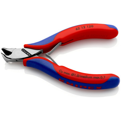 Кусачки кутові для електроніки KNIPEX 120 мм 62 12 120