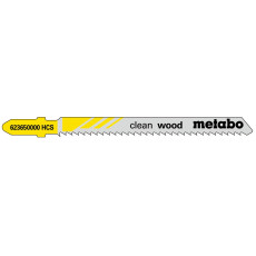 Полотна по дереву для лобзика 25 шт Metabo HCS Clean Wood 74х2.5 мм T 101 BR 623608000