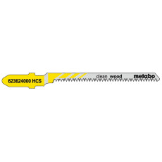 Полотна по дереву для лобзика 25 шт Metabo HCS Clean Wood 51х1.4 мм T 101 AO 623624000