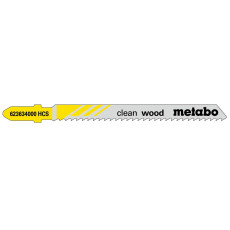 Полотна по дереву для лобзика 25 шт Metabo HCS Clean Wood 75х2.5 мм T 101 B 623691000