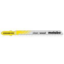 Полотна по дереву для лобзика 100 шт Metabo Clean Wood 74х2.5 мм T 101 B 623703000