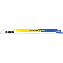 Полотна універсальні для шабельної пили 100 шт Metabo Flexible Wood + Metal 225 мм 10-14 TPI S 1122 VF 625494000