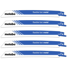 Полотна по металлу для сабельной пилы 5 шт Metabo Flexible Fast Metal 225х0.9 мм 18 TPI 626567000