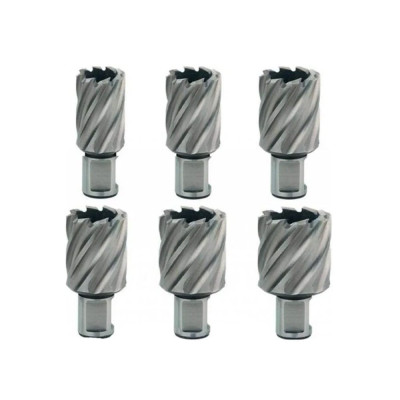 Набор корончатых свёрл 6 шт Metabo HSS rapid cut Weldon 19 14–26 мм 626624000