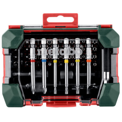 Набір біт з бітотримачем Metabo SP 15 предметів L 626718000