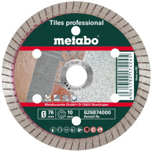 Круг алмазний по керамограніту Metabo TP Professional 76х10х1 мм 626874000