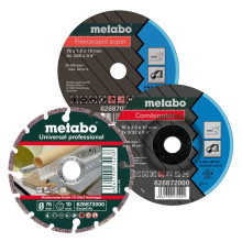 Комплект із 3-х дисків Metabo 76х10х1 мм, 76х10х2.5 мм, 76х10 мм 626879000
