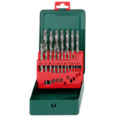 Набір свердел по металу 19 шт Metabo HSS-G DIN338 1-10 мм 627153000