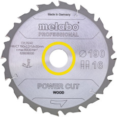 Диск пильний по дереву Metabo Power Cut Wood - Professional 152х20х12 628001000