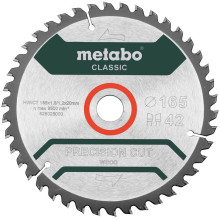 Диск пильний по дереву Metabo Precision Cut Wood - Classic 165х20х42 628027000 B