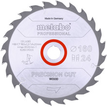 Диск пильний по дереву Metabo Precision Cut Wood - Professional 160х20х24 628031000