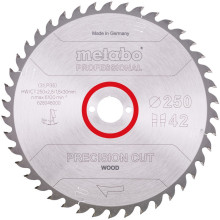 Диск пильний по дереву Metabo Precision Cut Wood - Professional 250х30х42 628046000