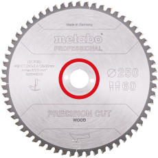 Диск пильный по дереву Metabo Precision Cut Wood - Professional 250х30х60 628048000