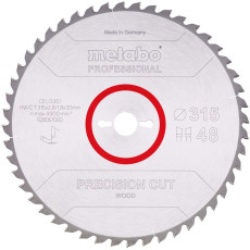Диск пильний по дереву Metabo Precision Cut Wood - Professional 315х30х48 628057000