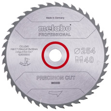 Диск пильний по дереву Metabo Precision Cut Wood - Professional 254х30х40 628059000