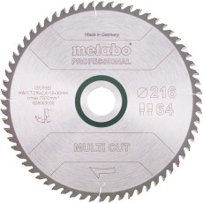 Диск пильний універсальний Metabo Multi Cut - Professional 216х30х64 628063000