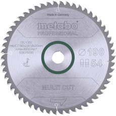 Диск пильний універсальний Metabo Multi Cut - Professional 190х20х54 628076000