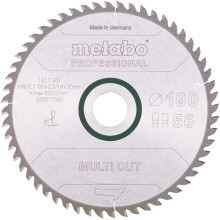 Диск пильний універсальний Metabo Multi Cut - Professional 190х30х56 628077000