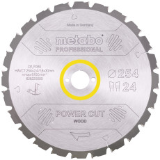 Диск пильний по дереву Metabo Power Cut Wood - Professional 254х30х24 628220000
