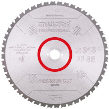 Диск пильный по дереву Metabo Precision Cut Wood - Professional 315х30х48 628224000