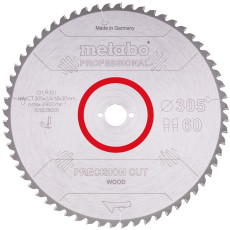 Диск пильний по дереву Metabo Precision Cut Wood - Professional 305х30х60 628228000